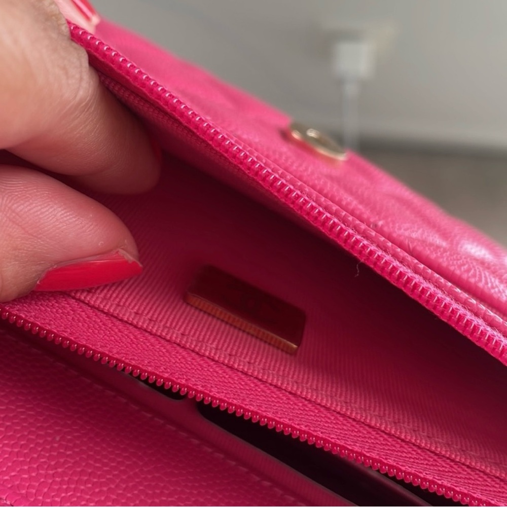 Authentic Chanel woc caviar pink bag - Picture 13 of 14
